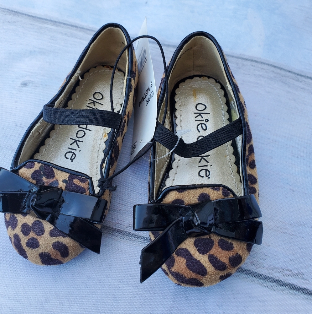 Okie Dokie Leopard Print Ballet Flats